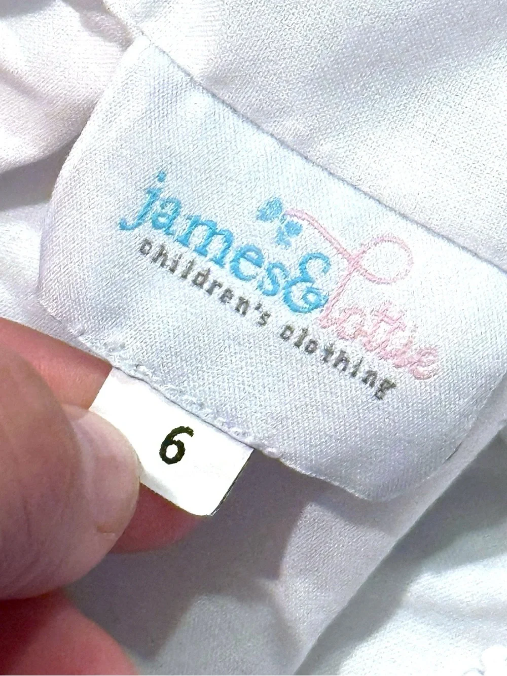 James & Lottie Boys Truck Print Shorts Size 6 Blue White 100% Cotton